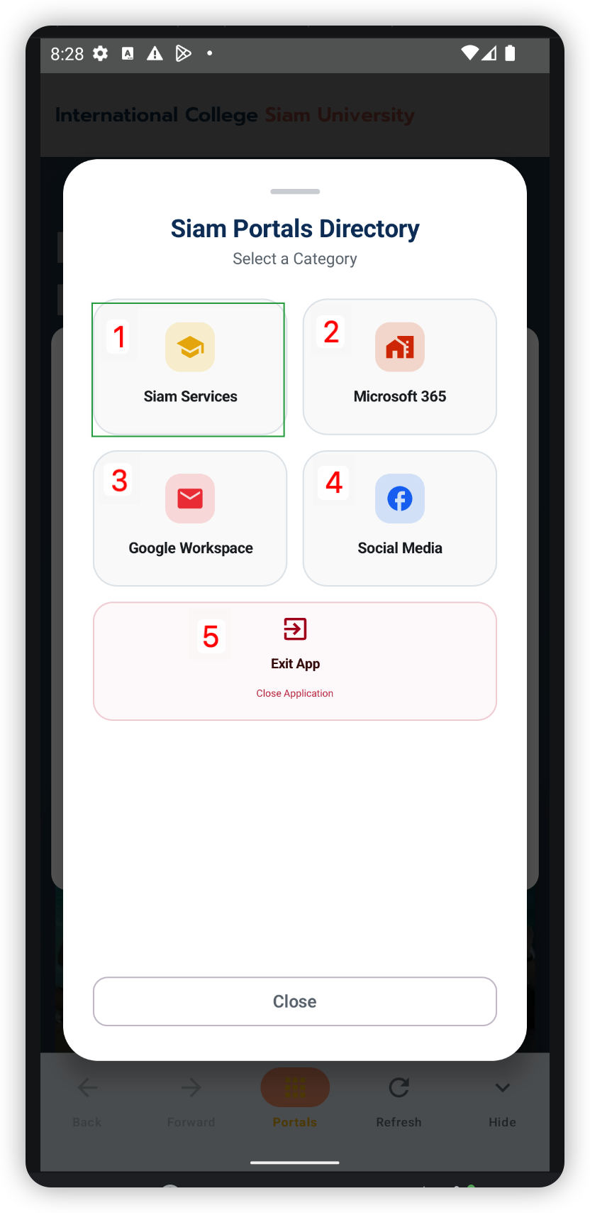 Siam Portals Directory with 4 categories