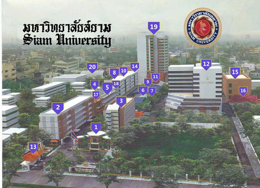Siam University Campus Map